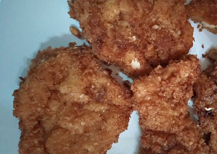 Bagaimana Membuat Fillet Ayam Crispy Nestum Anti Gagal