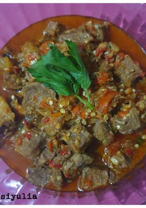 Foto resep Oseng Daging Mercon