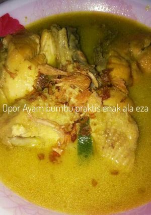 Foto resep Opor ayam bumbu Praktis enak