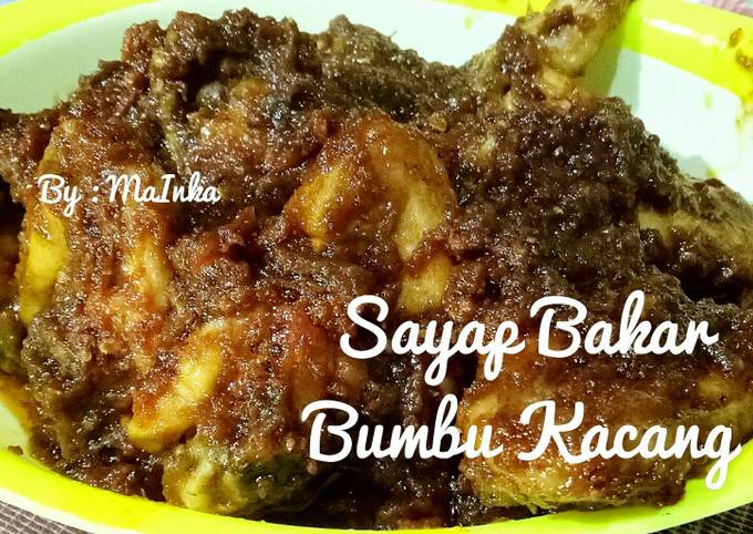 Sayap Bakar Bumbu Kacang