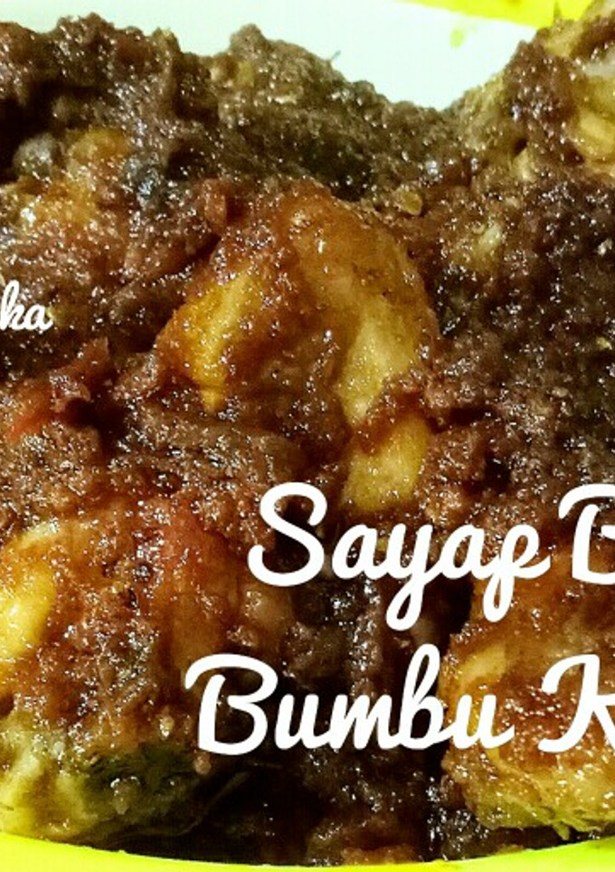Foto resep Sayap Bakar Bumbu Kacang