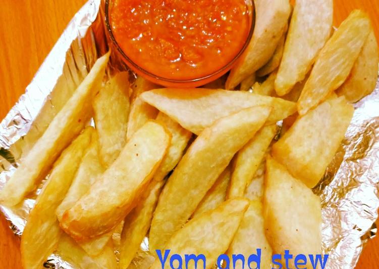 Step-by-Step Guide to Make Speedy Fried Yam and Stew | This is Recipe So Tasty You Must Attempt Now !!