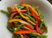 A picture of green bean salad