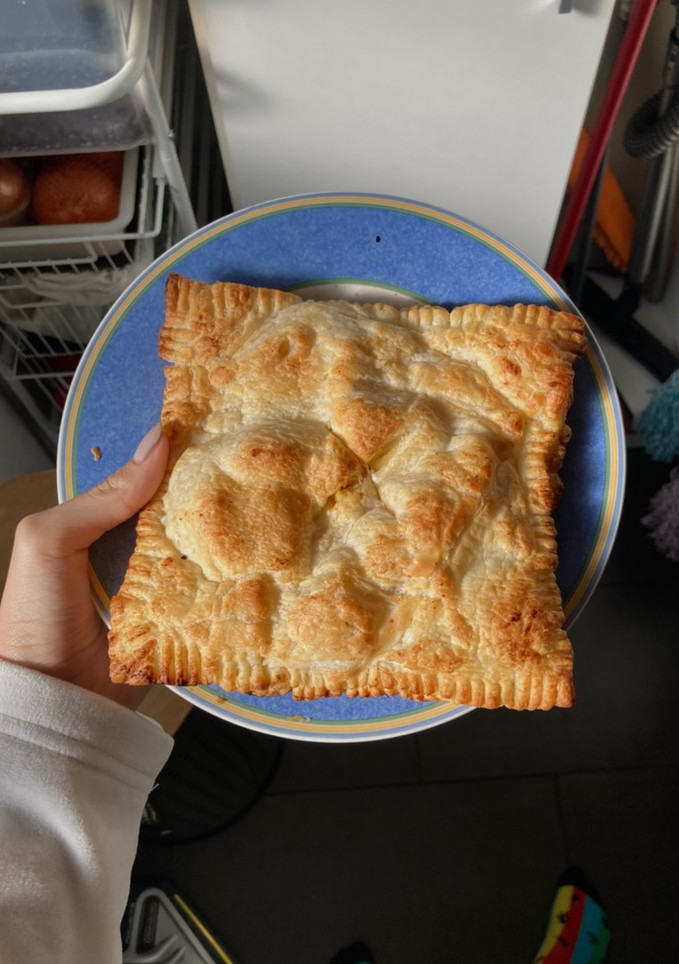 Una foto de Tartaleta de manzana y canela