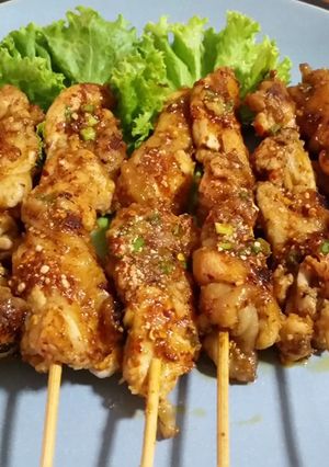 รูปของ ไก่ย่างหมักน้ำจิ้มแจ่ว