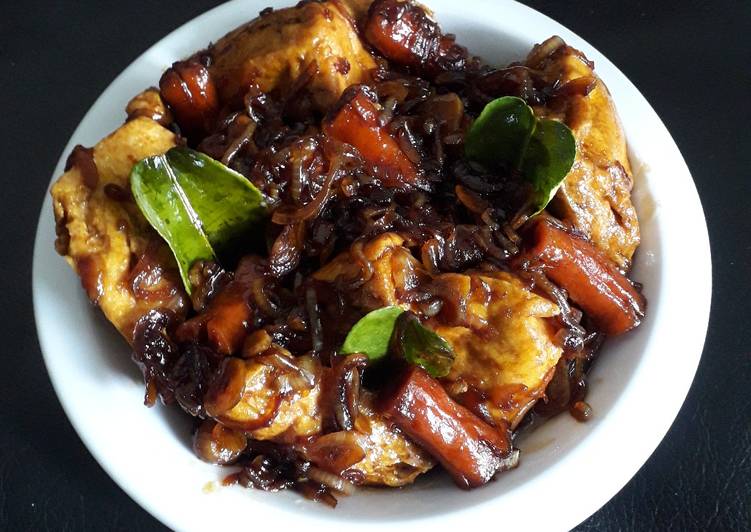 Tahu kecap teriyaki