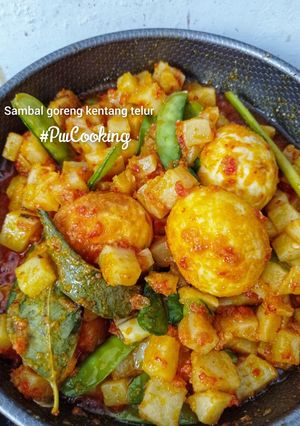 Foto resep Sambal goreng kentang telur