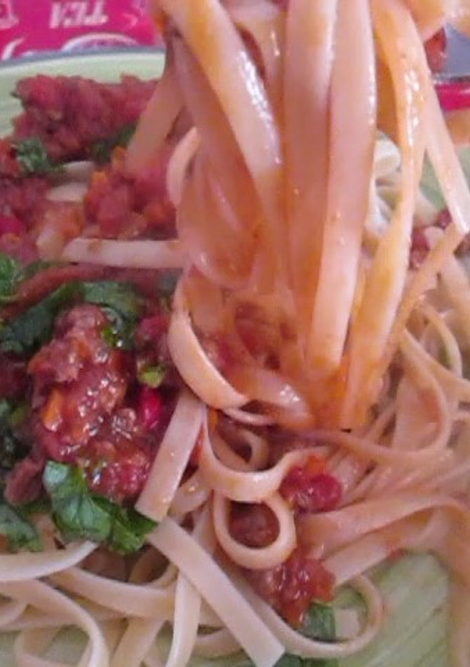 Una foto de Salsa ragú para acompañar pastas