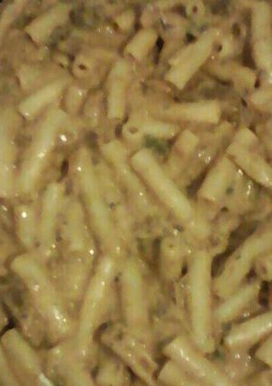 A picture of Macaroni and Tin fish.