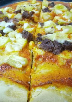 A picture of Pizza #Festivedishcontest #Mombasa.