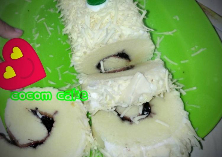 Langkah Mudah untuk memasak Bolu gulung putih telur anti gagal, mantap 😘, Lezat