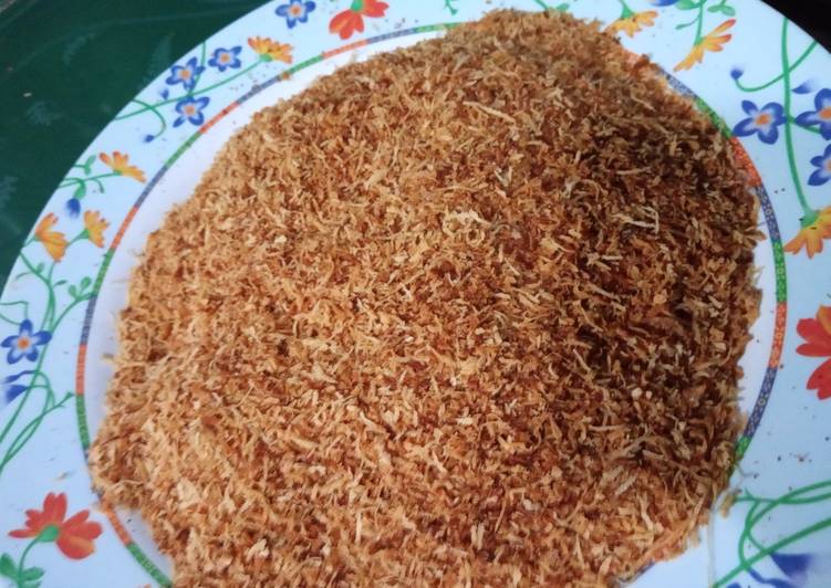 Resep Serundeng Kelapa Irit Anti Gagal