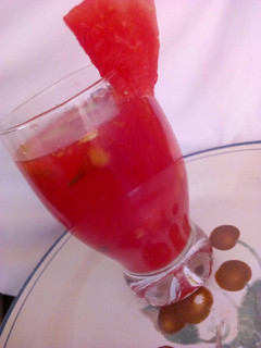 A picture of Watermelon mocktail.