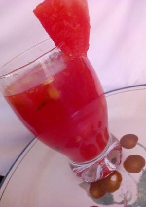 A picture of Watermelon mocktail.