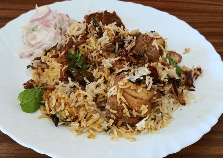 Delicious Kerala style chicken biriyani