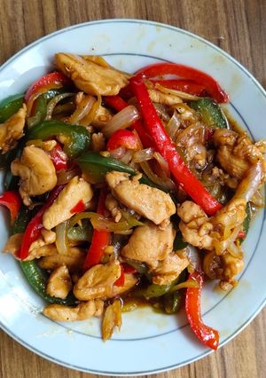 Foto resep Tumis ayam black pepper