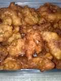 Buñuelos especiales de puerro y repollo
