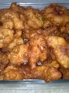Una foto de Buñuelos especiales de puerro y repollo
