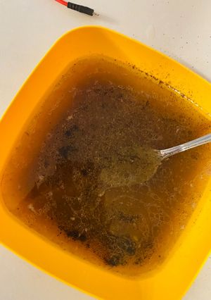A picture of Winters special soup 🥣.