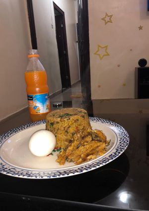 A picture of Rice and beans jolof.