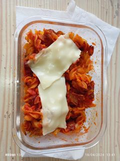 Una foto de Pasta de Espirales de lentejas 🍴😋