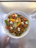 Salada de lentilhas castanhas