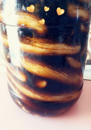 صورة لوصفة طرشي من ايد الحجية