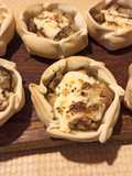 Mini quiche de berenjenas