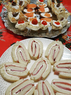 Una foto de Canapés