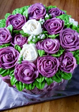 Foto resep Buttercream kokoh untuk mawar