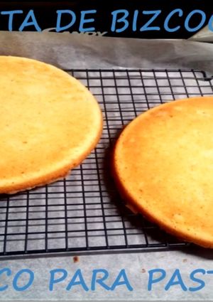 Foto principal de Receta de bizcocho básico para pasteles!