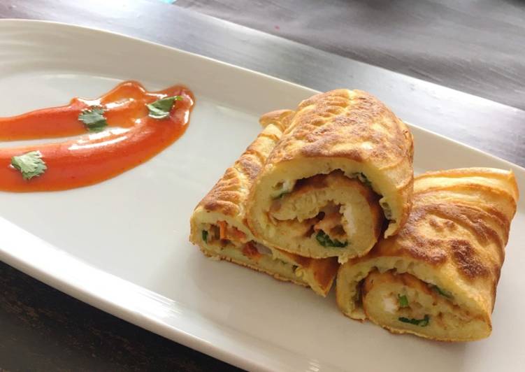 Easiest Way to Make Perfect Crepe egg roll