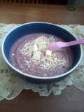 Bubur Tahu Oatmeal Ubi Ungu