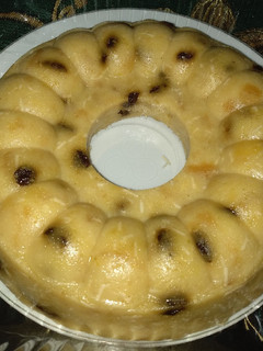 Foto resep Puding roti keju kismis kukus