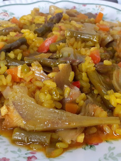 Una foto de Arroz con verduras