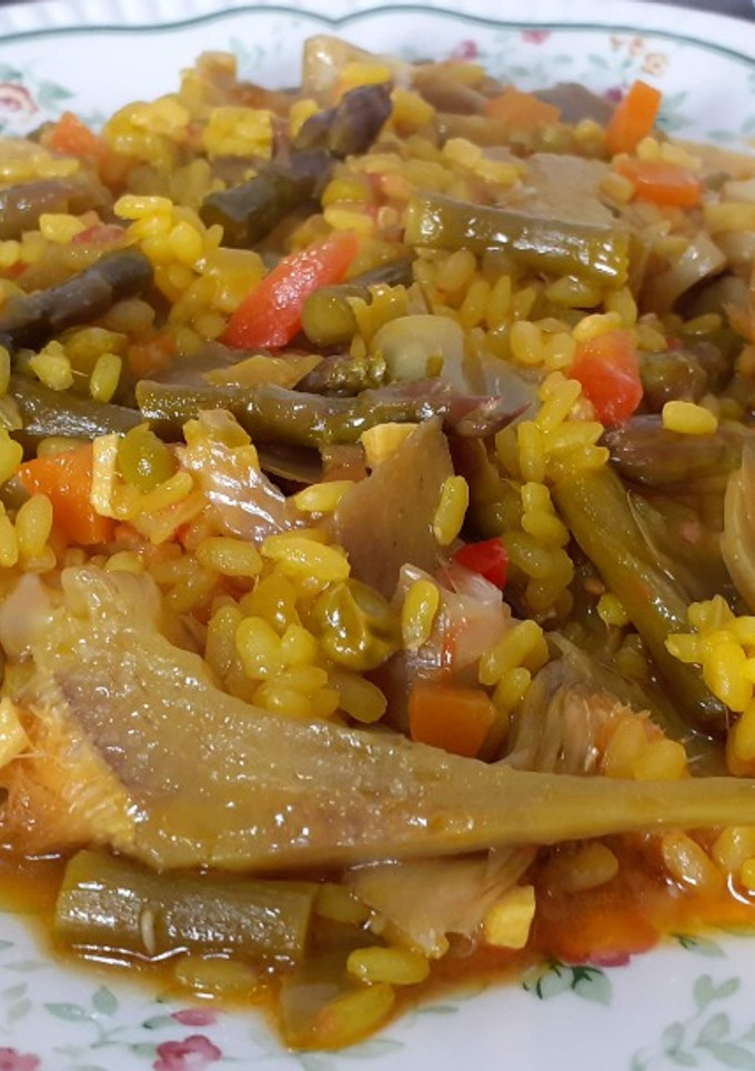 Una foto de Arroz con verduras