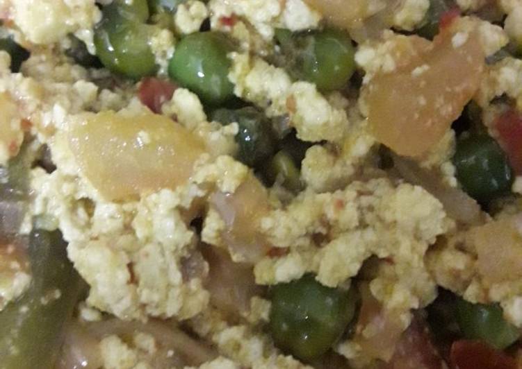 Dry matar paneer