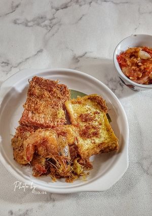 Foto resep Tahu Tempe Udang Serundeng