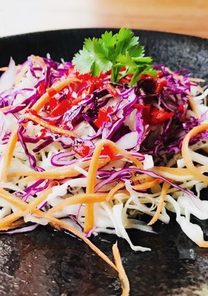 Hình của món Salad cải bắp.