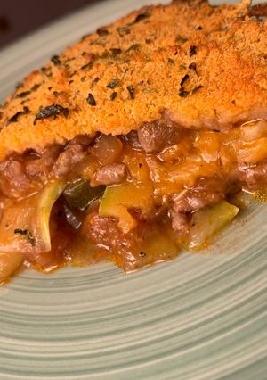 Foto principal de Lasaña de calabacín y carne