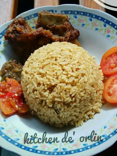 Foto resep Nasi Kebuli + kambing goreng de orlin