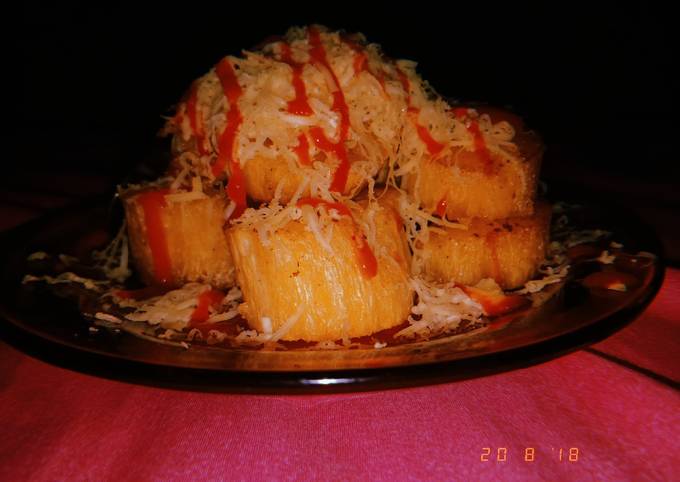 Cara Gampang Menyiapkan Singkong keju merekah, Enak