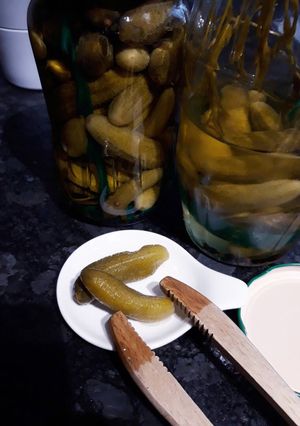 Une photo de Cornichons au vinaigre
