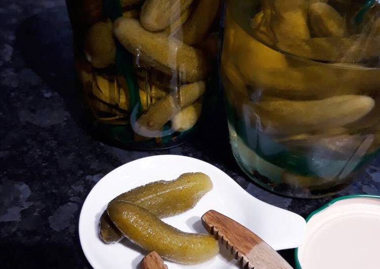 Recette de Ultime Cornichons au vinaigre