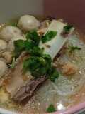 Kuah bakso iga sapi,lemak,tetelan