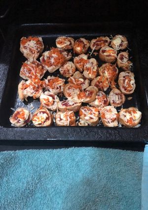 Una foto de Tostaditas súper fáciles y ricas (para los días que solo tenes 5 min)