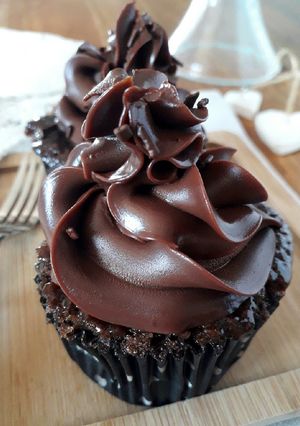 Foto di Cupcakes al cioccolato, senza burro