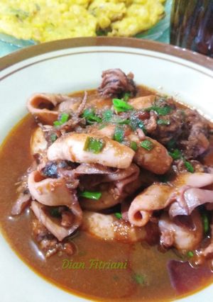 Foto resep Cumi saos padang