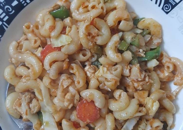 Step-by-Step Guide to Make Homemade Chicken and Vegetable Macaroni 🥰🥰❤