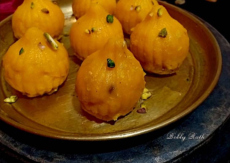 Recipe of Homemade Papaya Steamed Modak